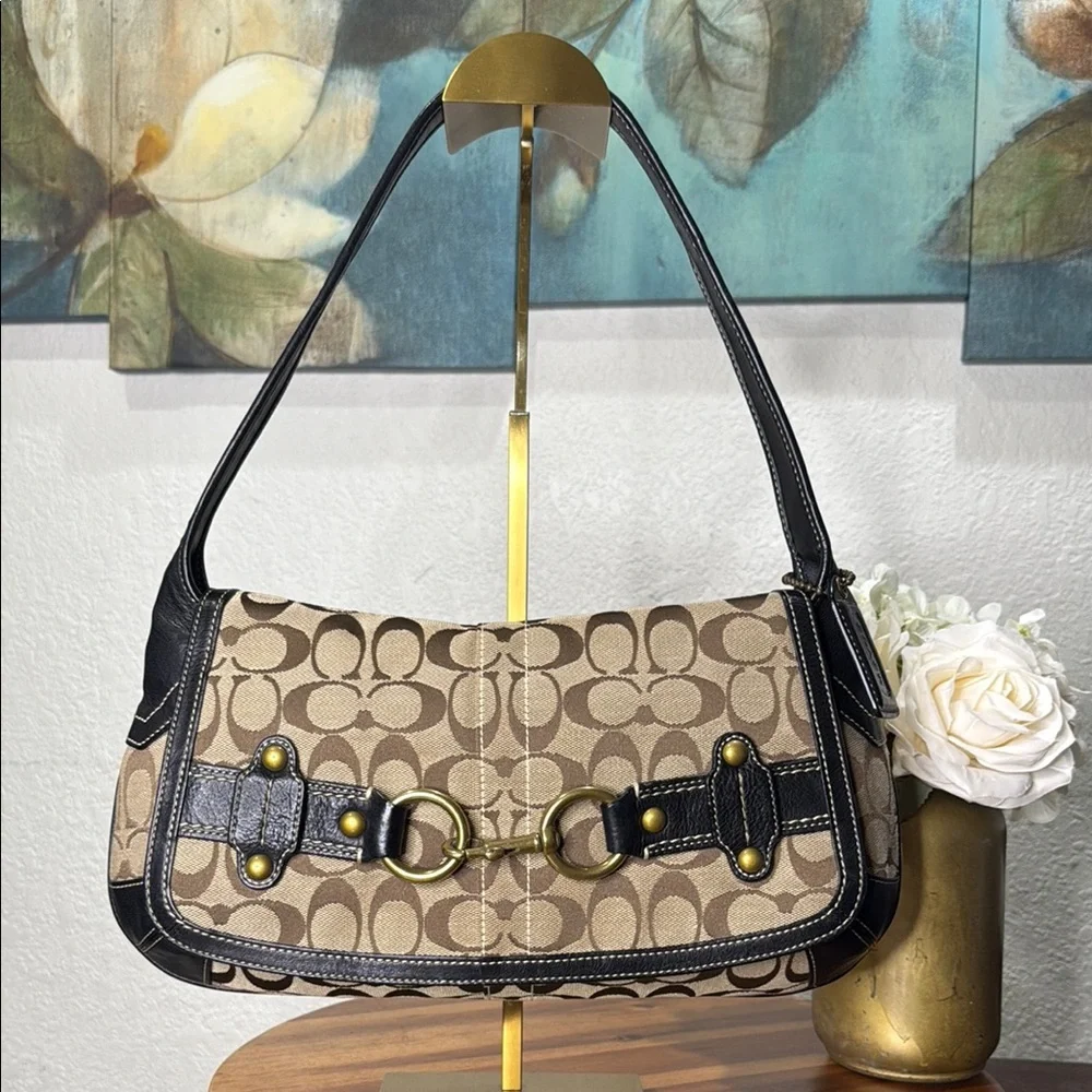 Coach | Bags | Coach Ergo Signature Belted Flap Shoulder Bag